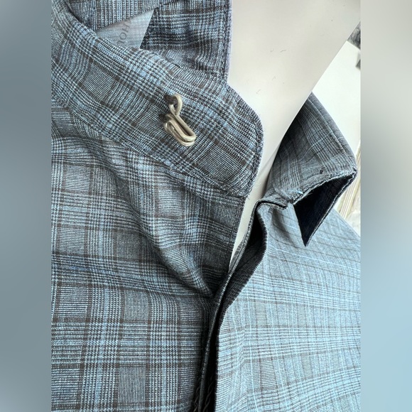 NWT John Varvatos Star USA Trim Fit Plaid Dress Shirt - Picture 9 of 16